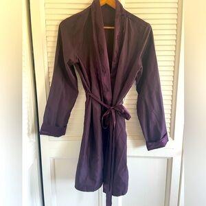 Oysho Purple Lace Robe